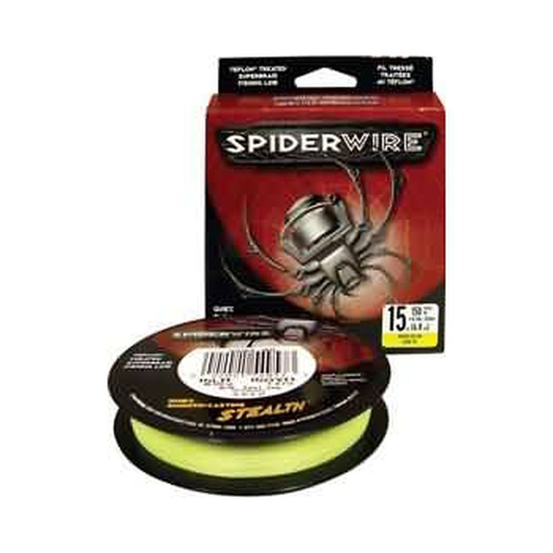 Плетеная леска SpiderWire 137m 0.30mm, 33.95kg, желтая