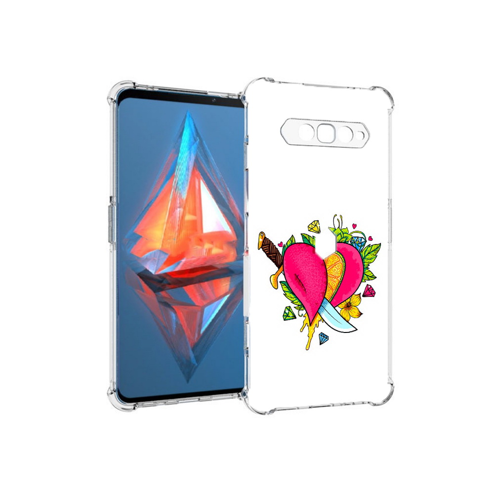 

Чехол MyPads Tocco для Xiaomi Black Shark 4 Фруктовое сердце (PT162389.266.188), Прозрачный, Tocco