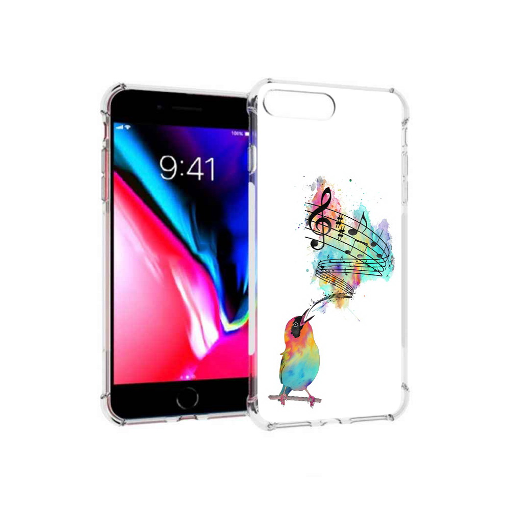 

Чехол MyPads Tocco для Apple iPhone 8 Plus певчая птичка (PT70866.609.536), Прозрачный, Tocco