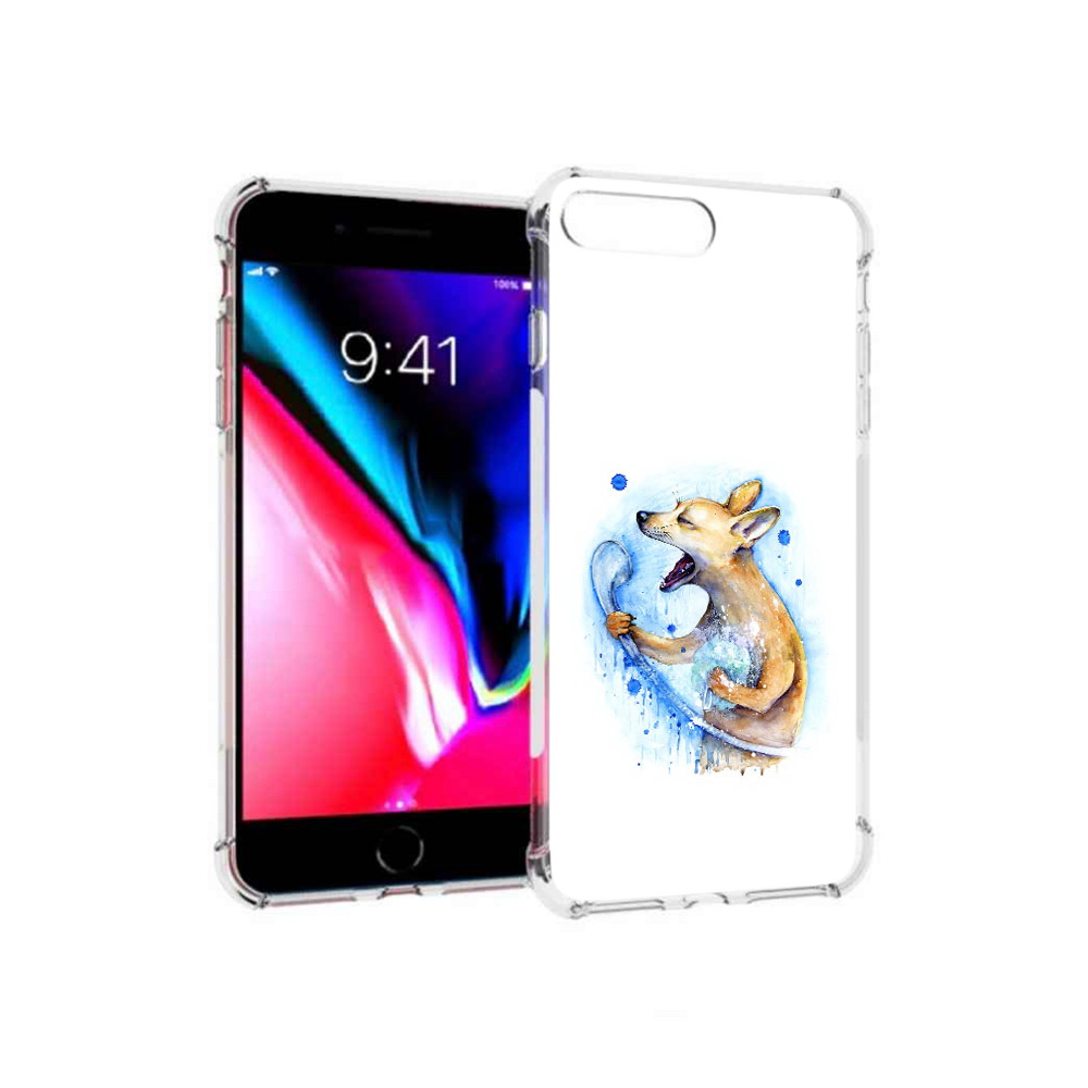 

Чехол MyPads Tocco для Apple iPhone 8 Plus пение в душе (PT70866.609.537), Прозрачный, Tocco