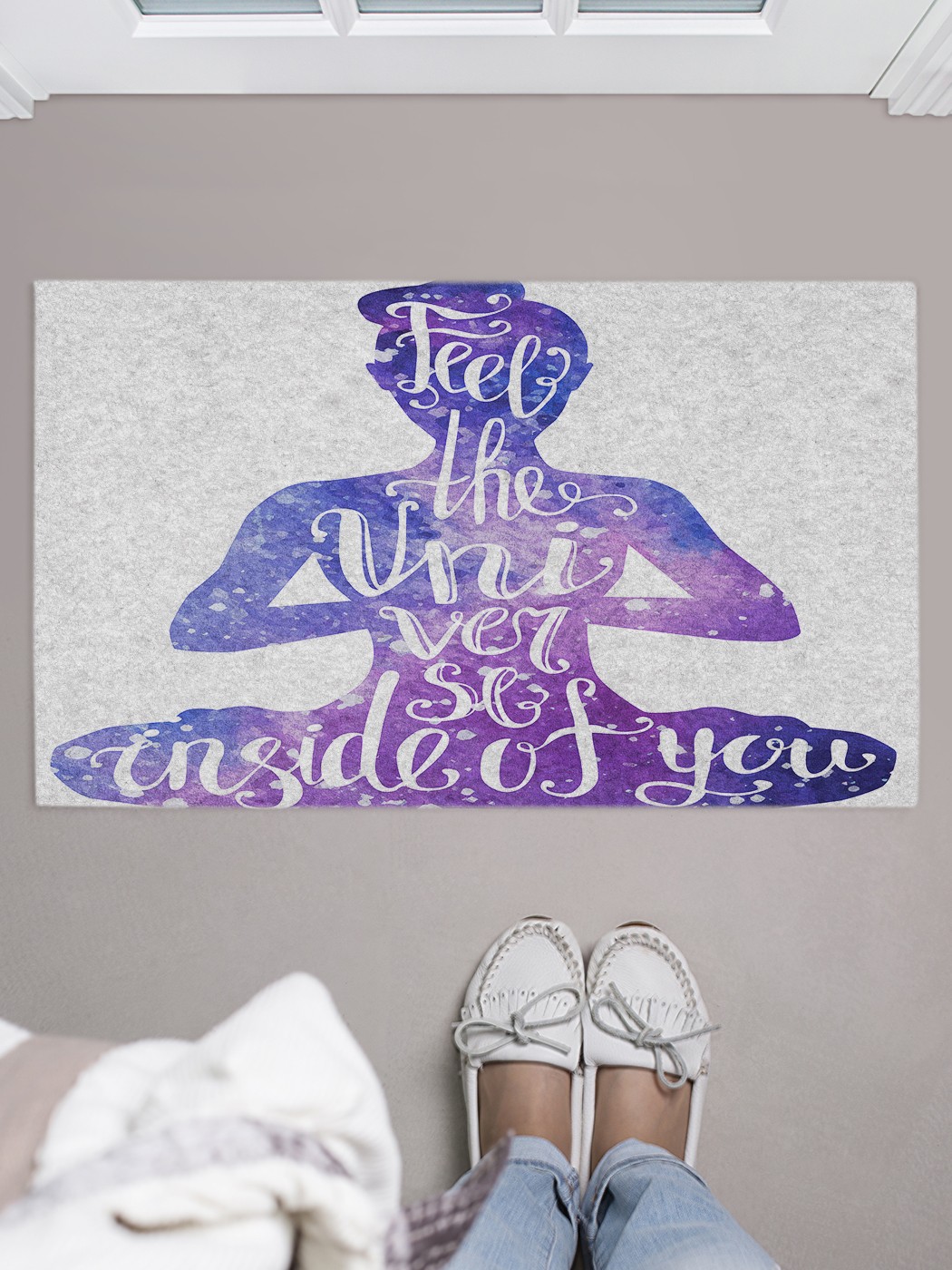 

Придверный коврик в прихожую для обуви, на резиновой основе, 75x45 см door_63284 JoyArty