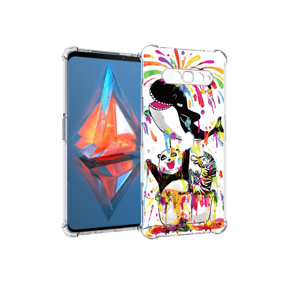 

Чехол MyPads Tocco для Xiaomi Black Shark 4 Хиппи кит (PT162389.266.191), Прозрачный, Tocco