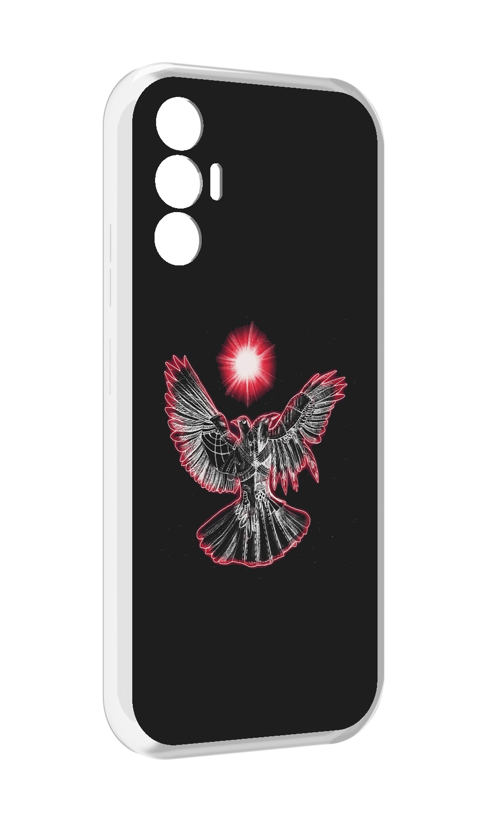 

Чехол Mypads Pyrokinesis Валькирия Для Tecno Pova 3, Прозрачный, Tocco