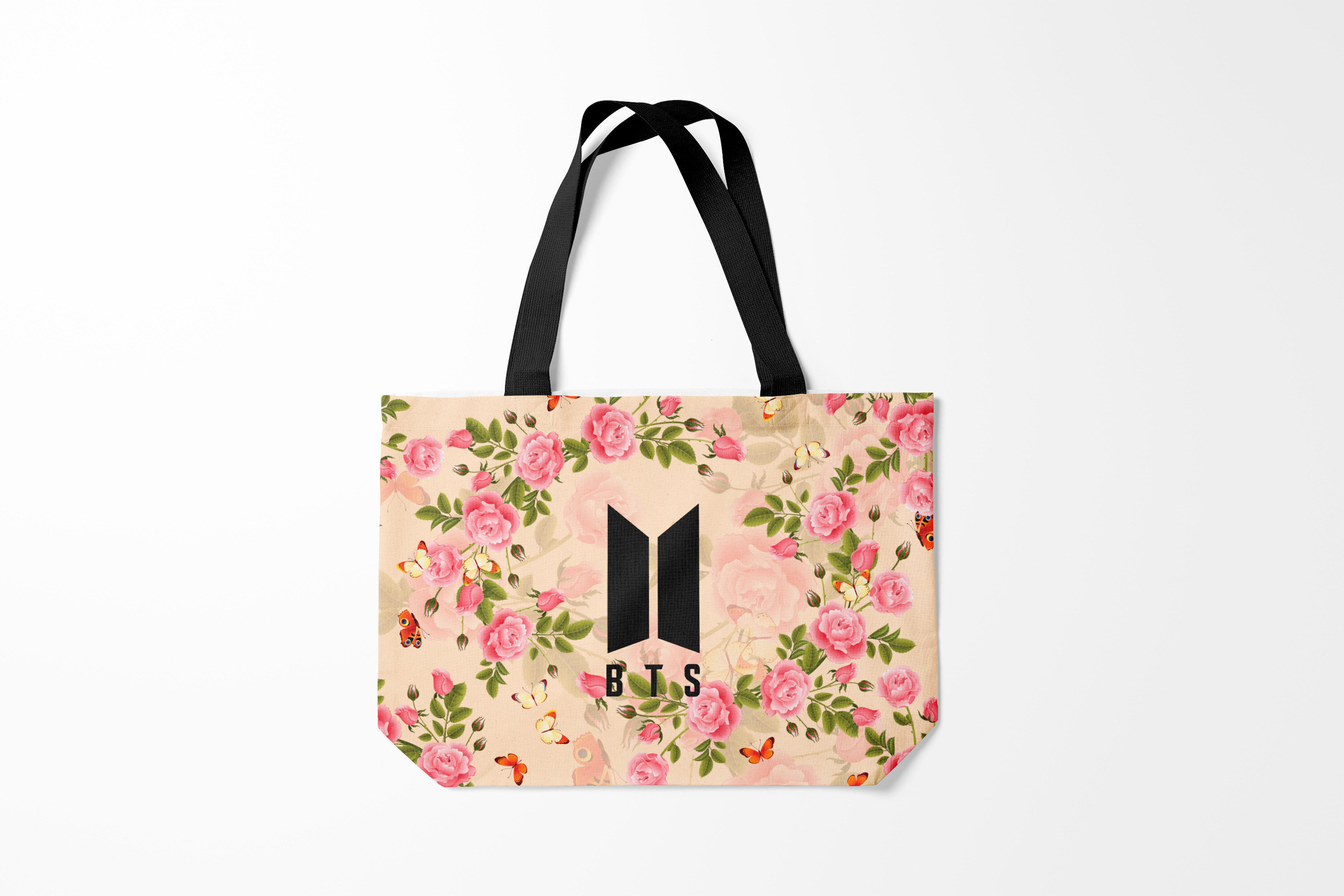 

Сумка шoппер унисекс Burnettie BTS, черный, BTS