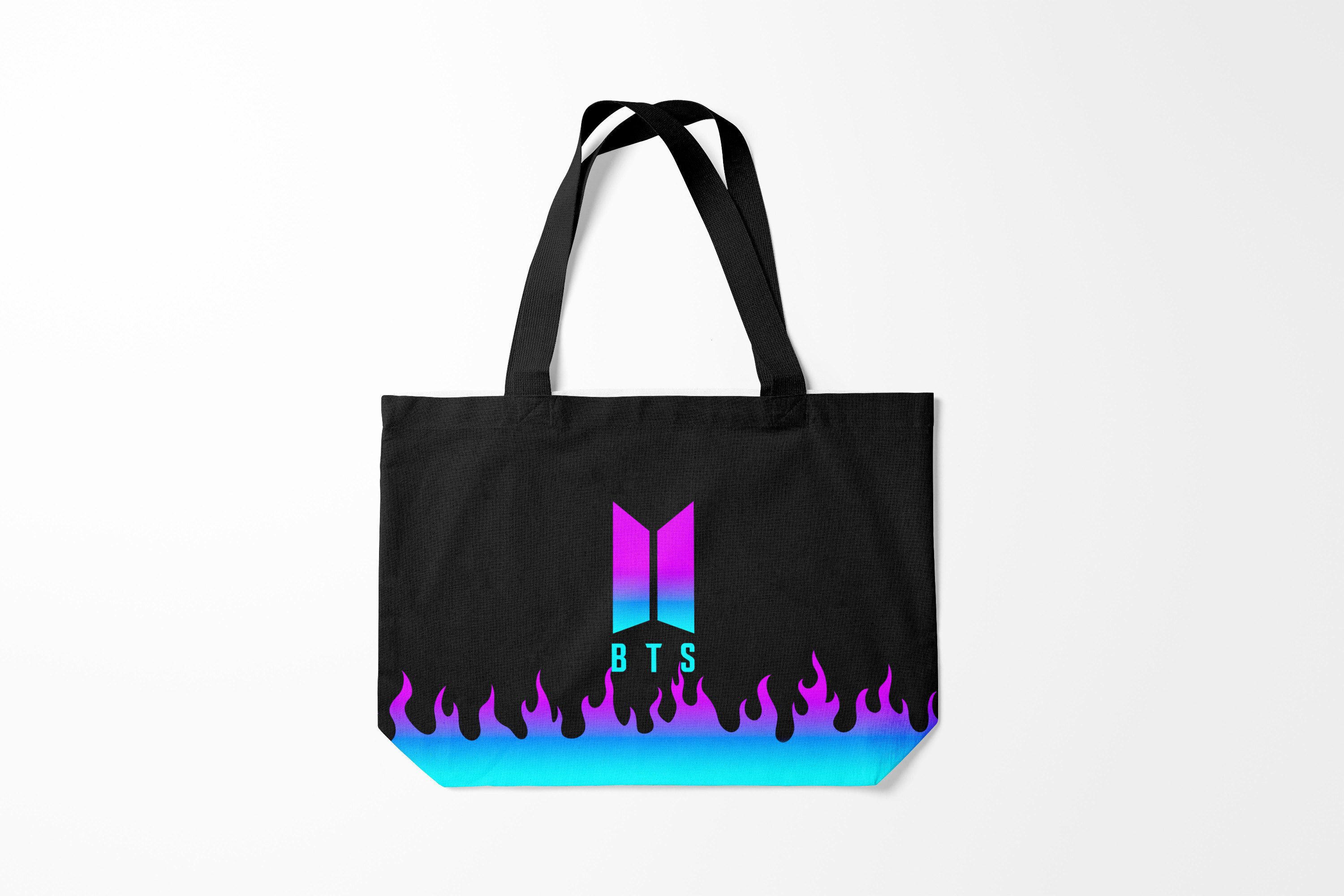 

Сумка шoппер унисекс Burnettie BTS, черный, BTS