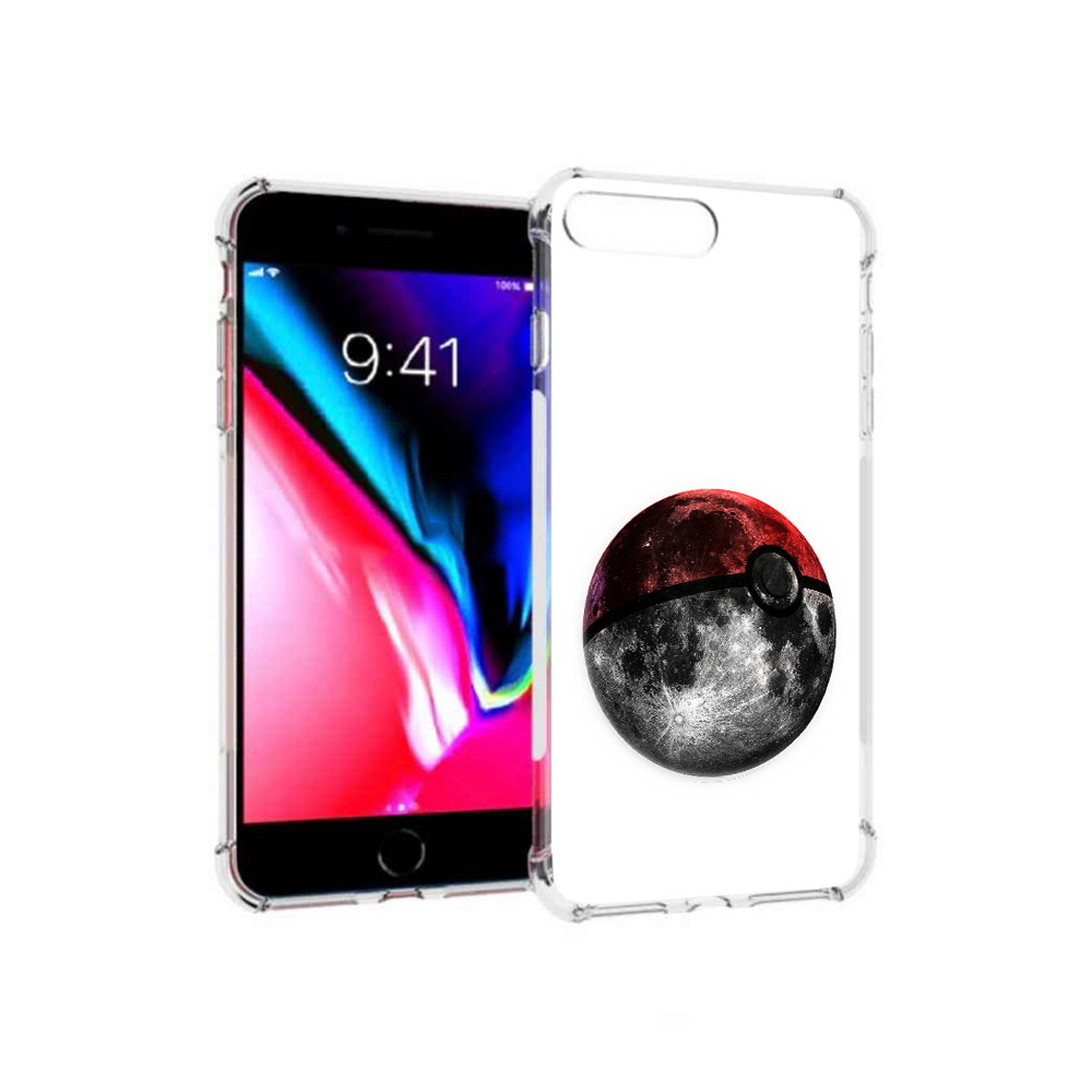 

Чехол MyPads Tocco для Apple iPhone 8 Plus планета покебол (PT70866.609.543), Прозрачный, Tocco