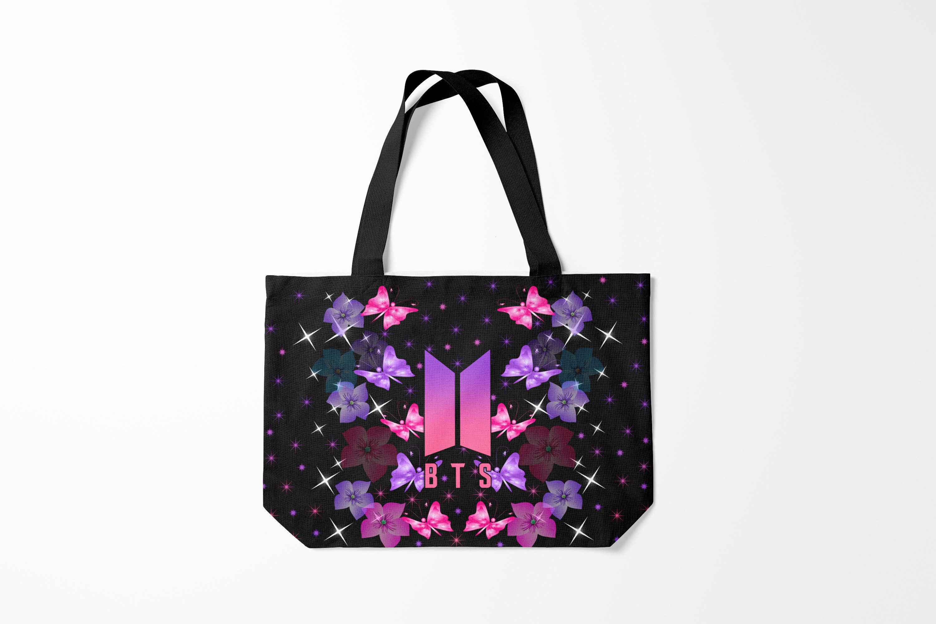 

Сумка шoппер унисекс Burnettie BTS, черный, BTS