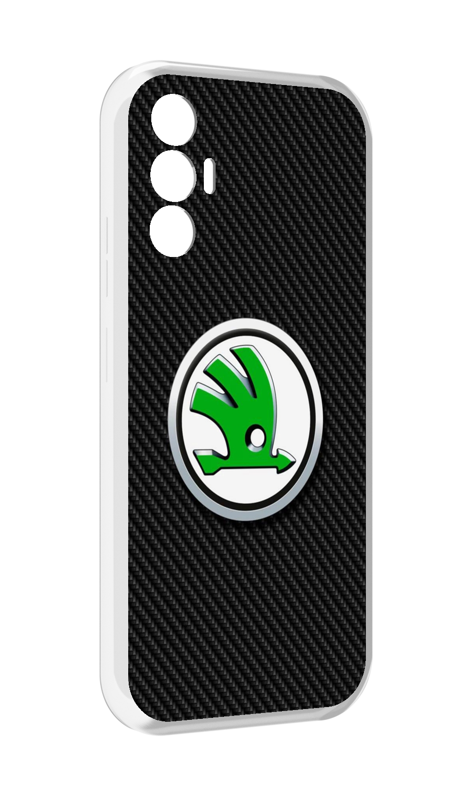 

Чехол Mypads Skoda 2 Для Tecno Pova 3, Прозрачный, Tocco