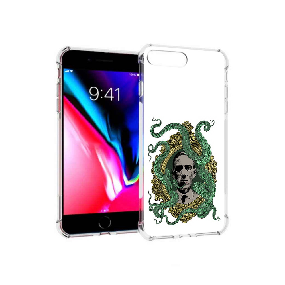 

Чехол MyPads Tocco для Apple iPhone 8 Plus портрет с кракеном (PT70866.609.552), Прозрачный, Tocco