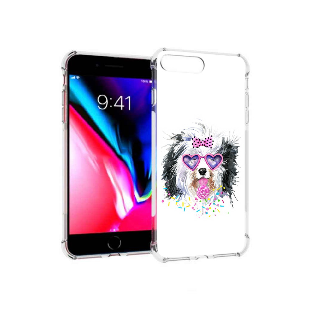 

Чехол MyPads Tocco для Apple iPhone 8 Plus пушистик (PT70866.609.559), Прозрачный, Tocco