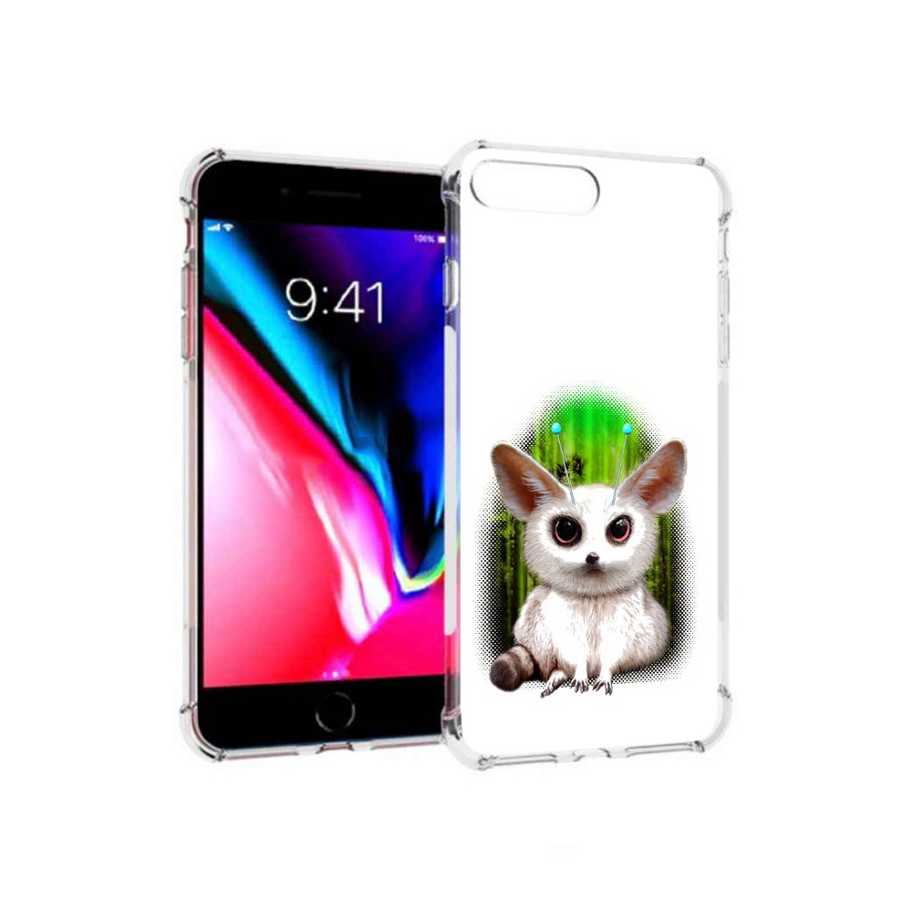 

Чехол MyPads Tocco для Apple iPhone 8 Plus пушистое животное (PT70866.609.560), Прозрачный, Tocco