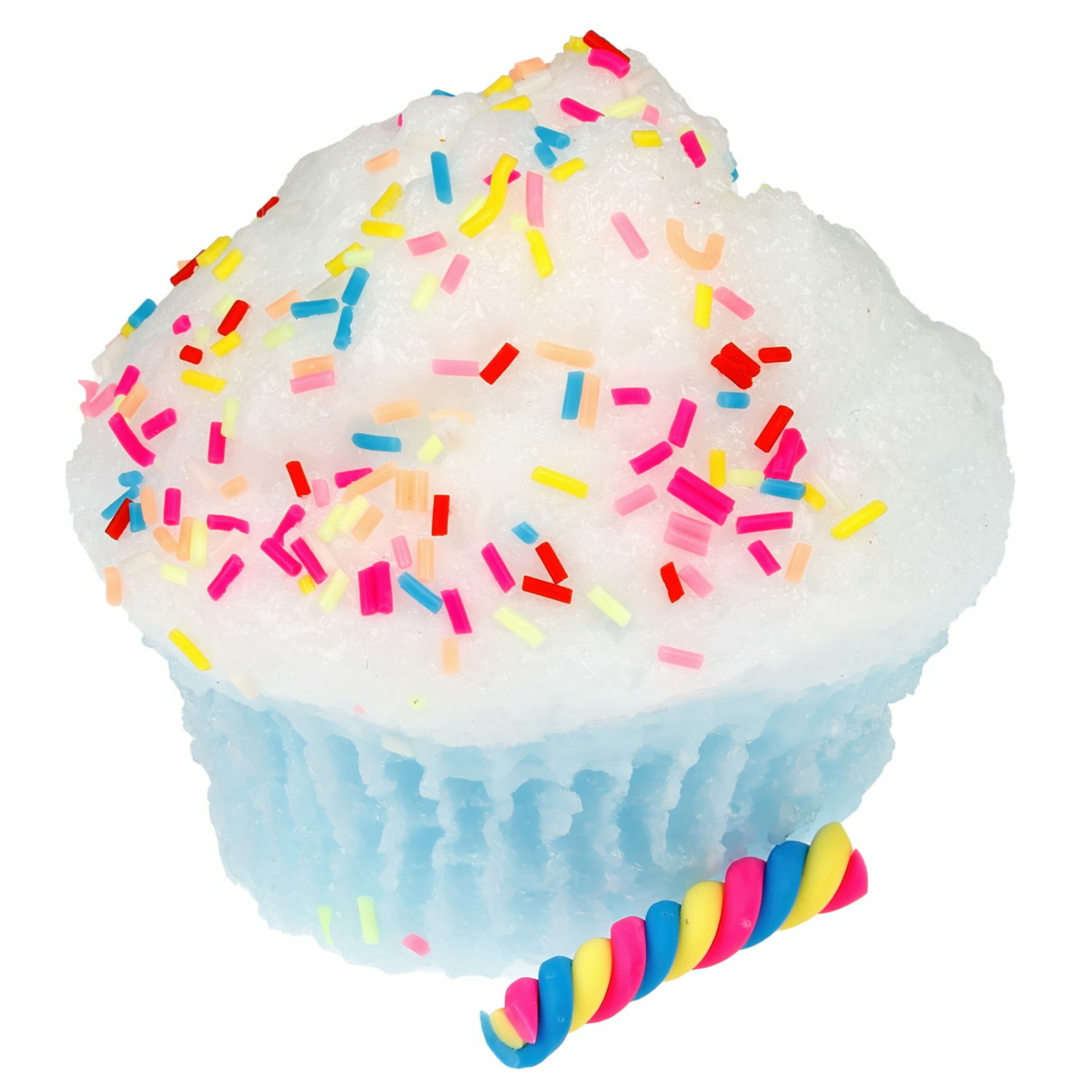 

Игрушка-антистресс 1toy Крутой замес кекс с посыпкой белая глазурь с голубым тестом 5,5см, Разноцветный, Т25370-1