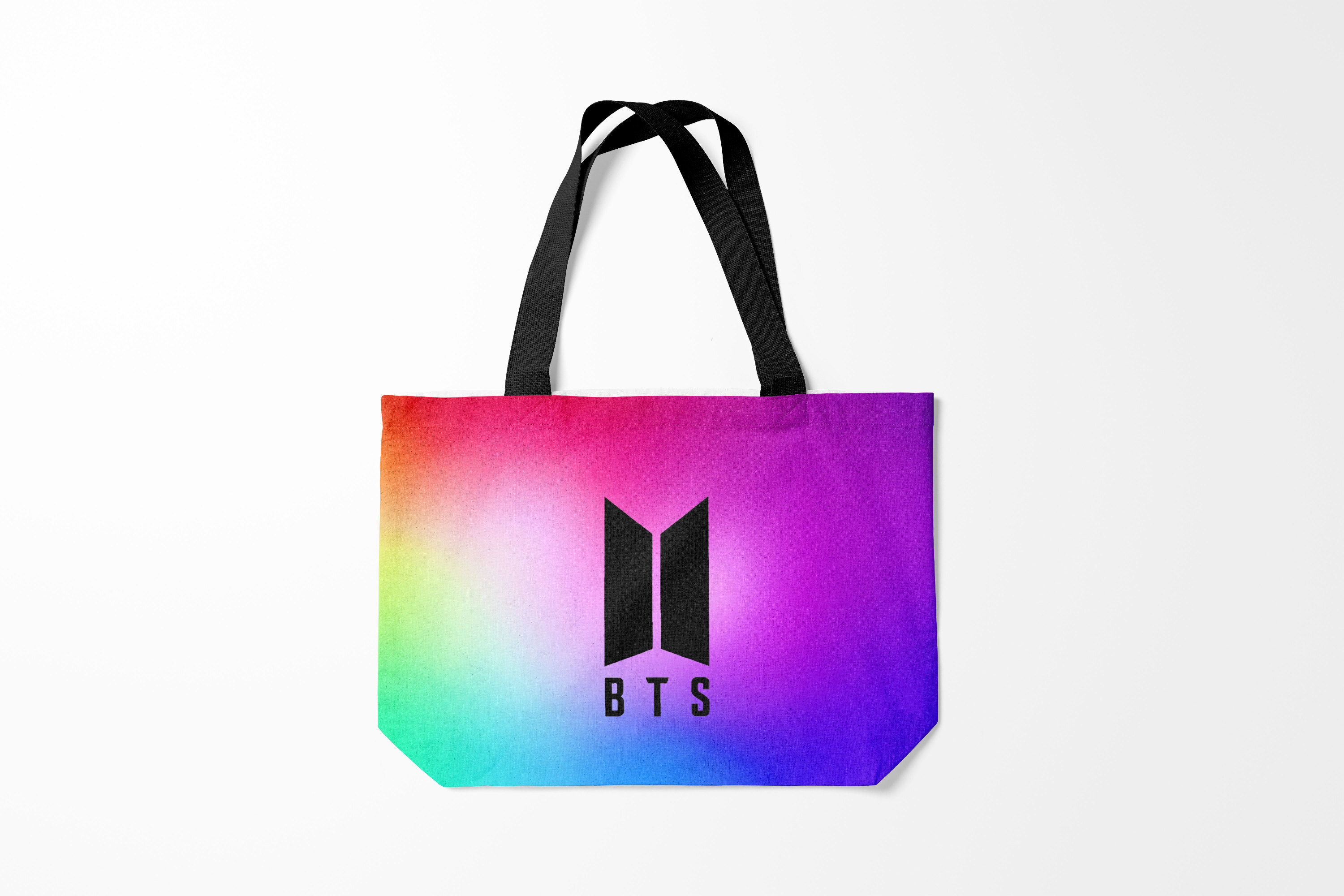 

Сумка шoппер унисекс Burnettie BTS, черный, BTS