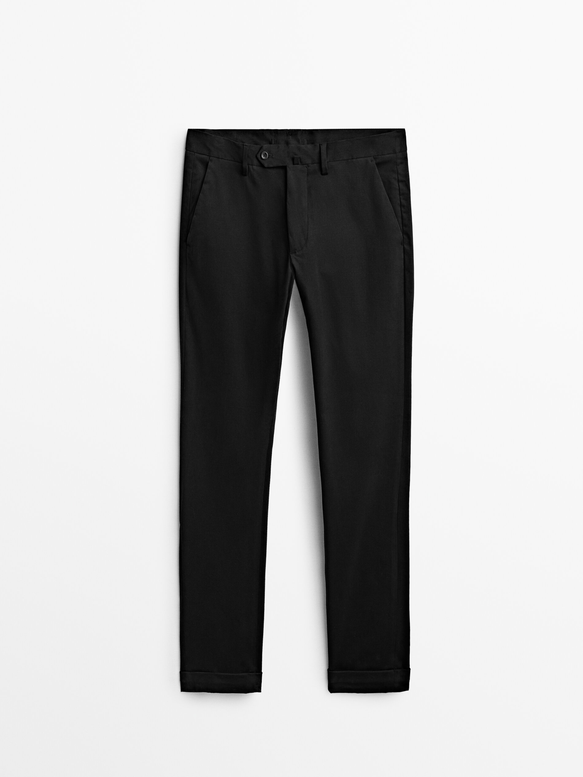 

Брюки мужские Massimo Dutti 00088164800 черные 38, 00088164800