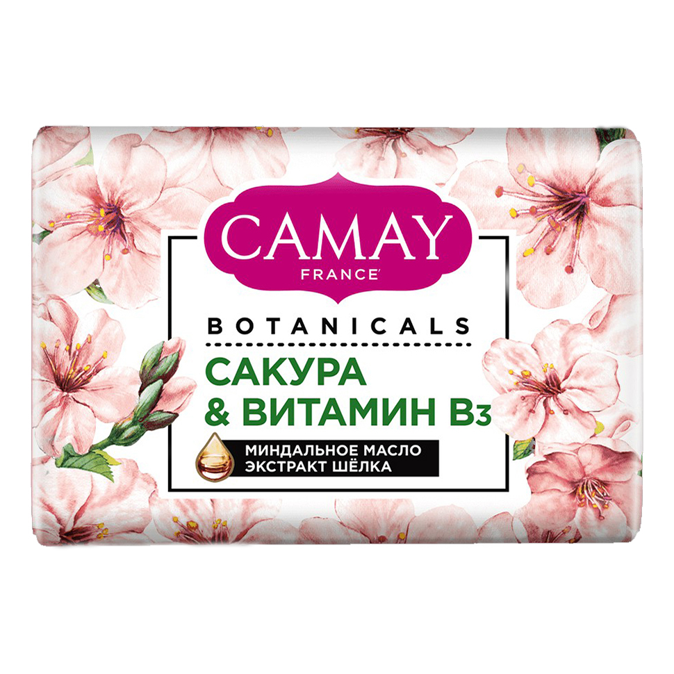 фото Туалетное мыло camay botanicals сакура & витамин в3 85 г