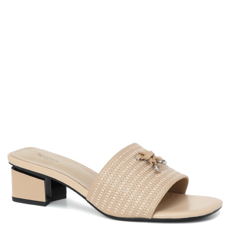 

Шлепанцы женские Tendance YS-09869L-2 бежевые 40 EU, YS-09869L-2