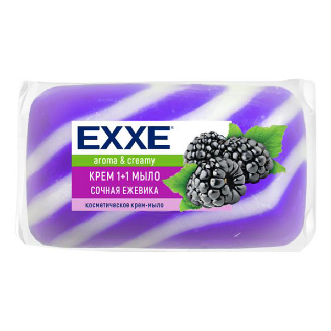 фото Туалетное мыло exxe aroma & creamy сочная ежевика 80 г