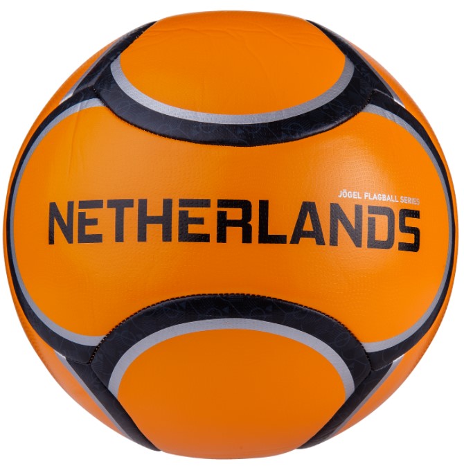 фото Футбольный мяч jogel flagball netherlands №5 orange/black/silver