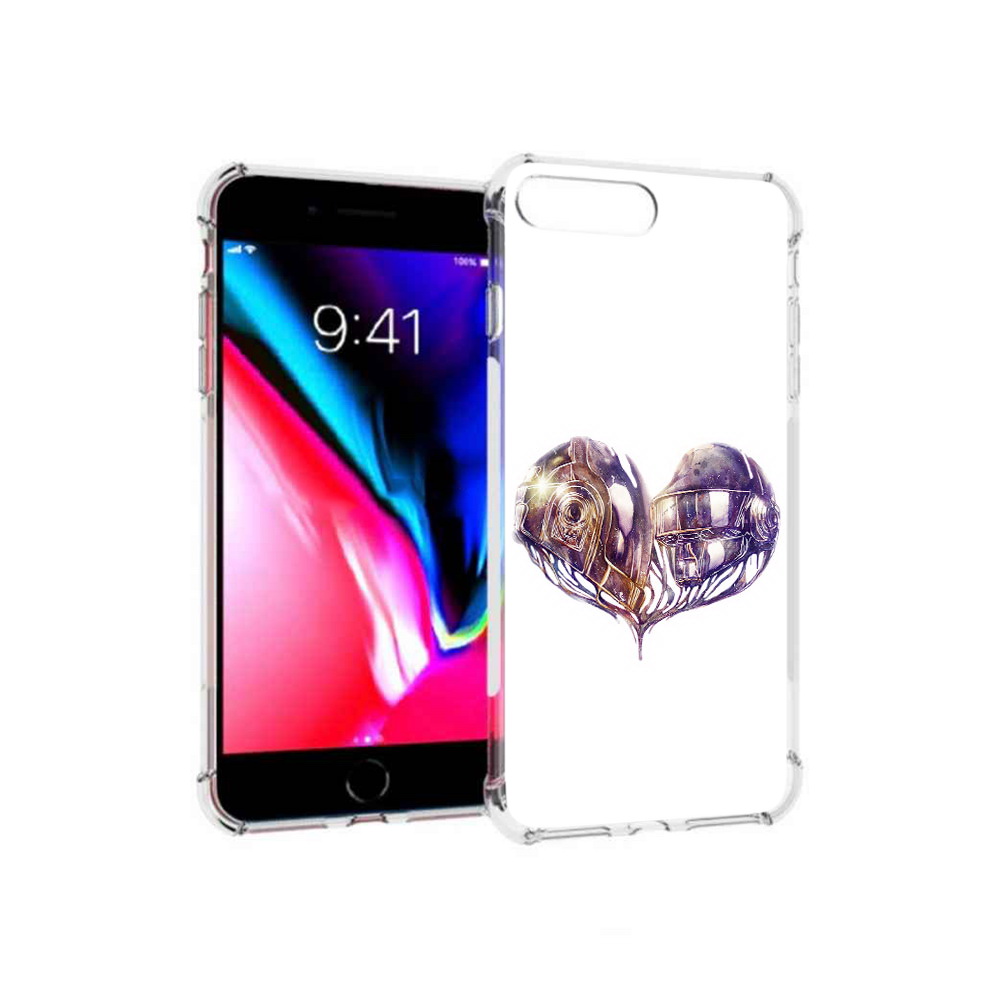 

Чехол MyPads Tocco для Apple iPhone 8 Plus сердце абстракция (PT70866.609.596), Прозрачный, Tocco