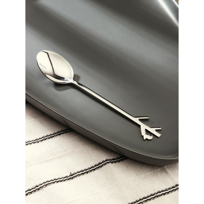 

Ложка чайная Magistro Leaf, h=15 см, цвет серебряный, Столовые приборы Magistro Leaf