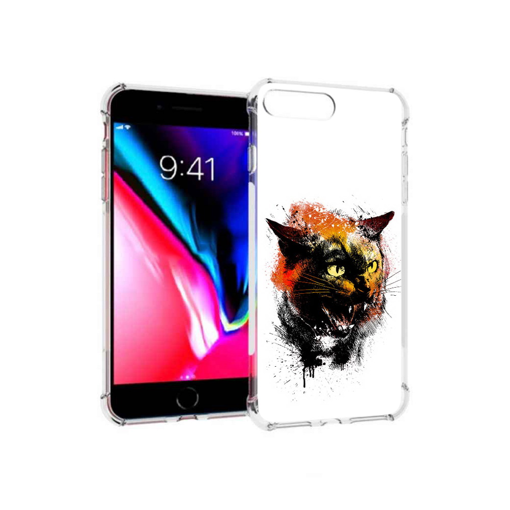 

Чехол MyPads Tocco для Apple iPhone 8 Plus сиамский кот (PT70866.609.598), Прозрачный, Tocco