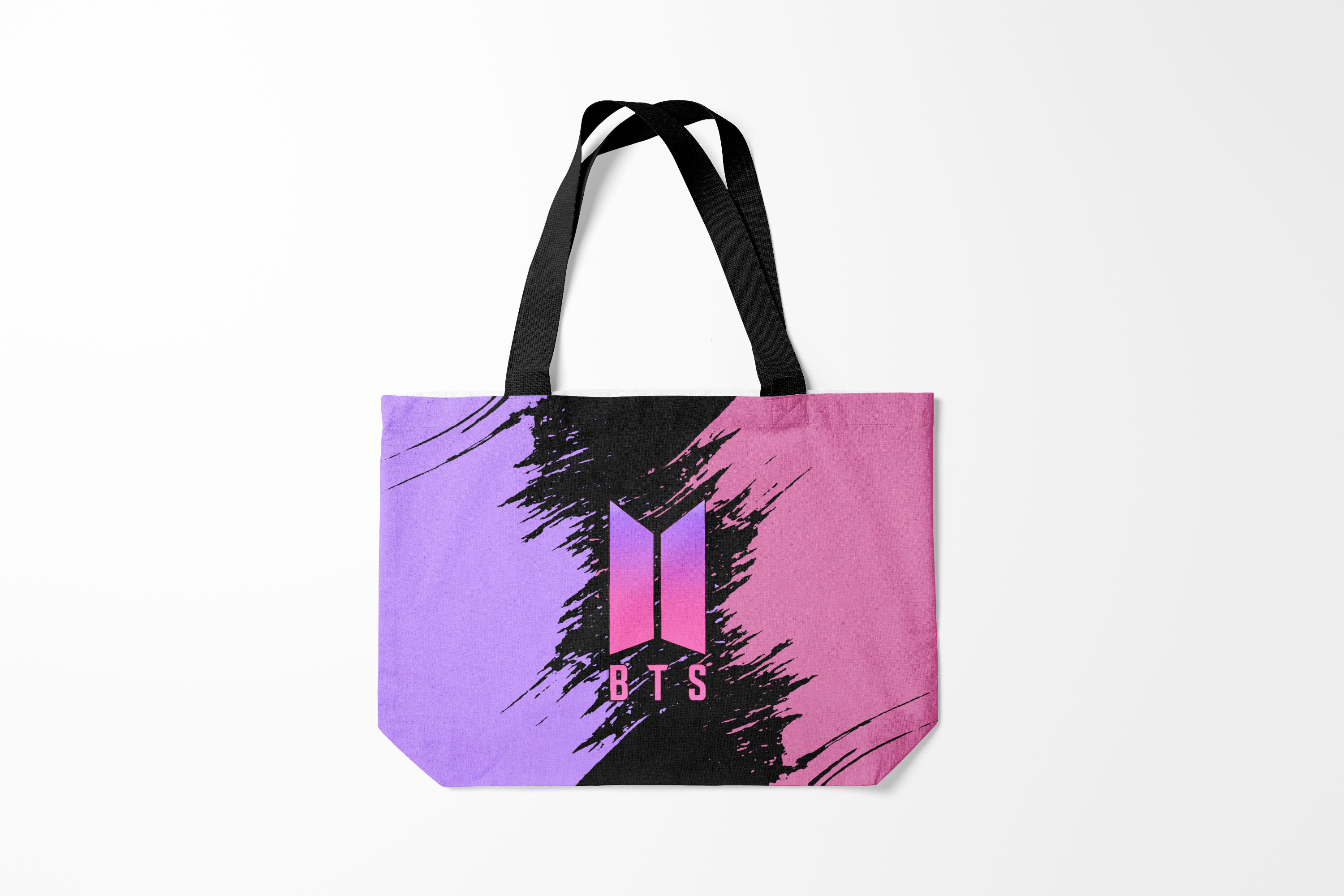 

Сумка шoппер унисекс Burnettie BTS, черный, BTS