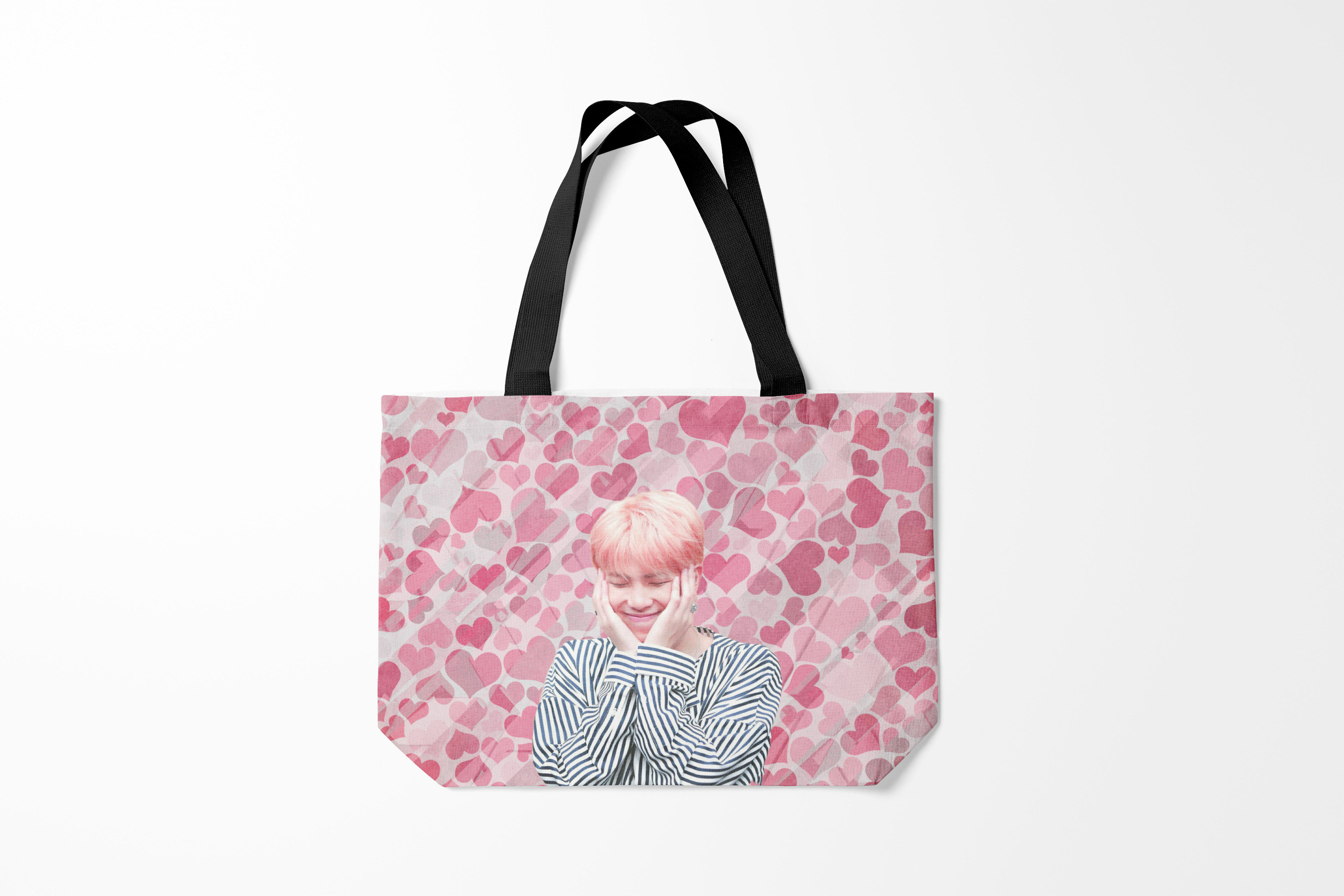 

Сумка шoппер унисекс Burnettie BTS, розовый, BTS