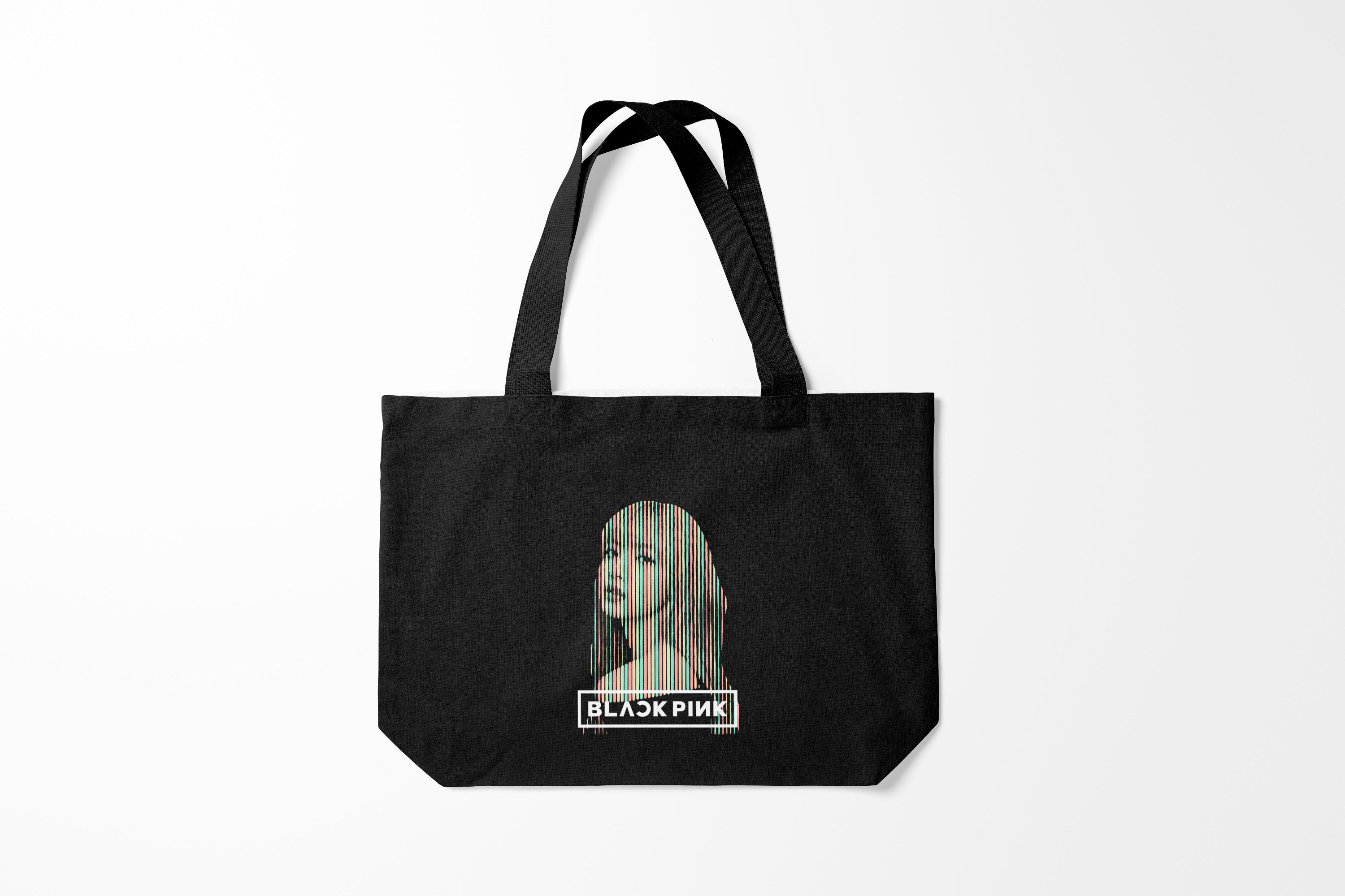 

Сумка шoппер унисекс Burnettie BLACKPINK Lisa BP, черный, BLACKPINK Lisa BP