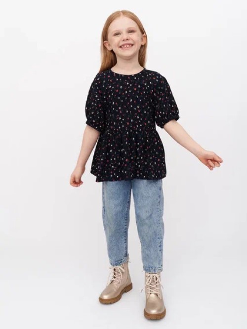 

Блузка детская Prime Baby PTU01504FLW05, синий, 128, PTU01504FLW05