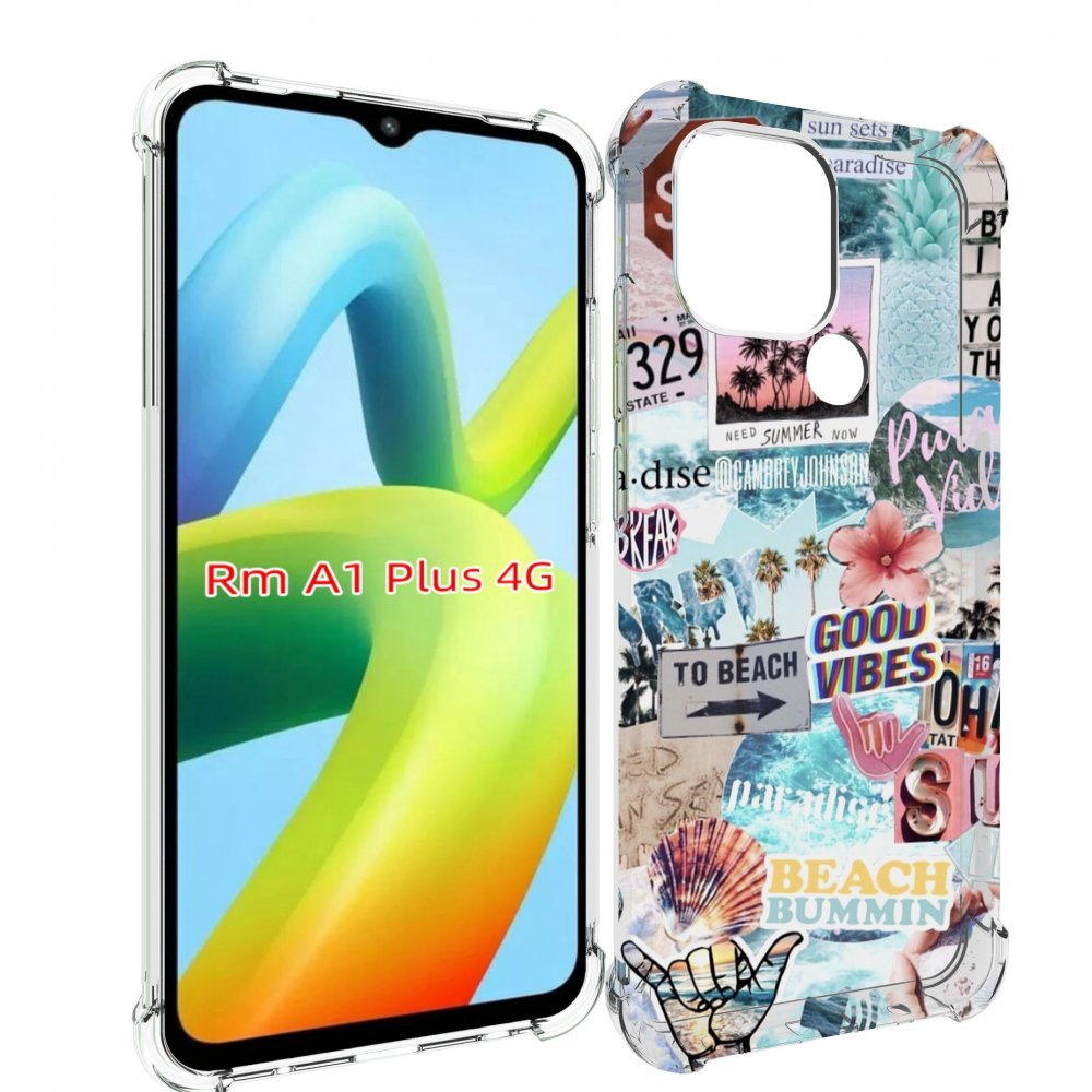 Чехол MyPads Пляжи-постер для Xiaomi Redmi A1 Plus +
