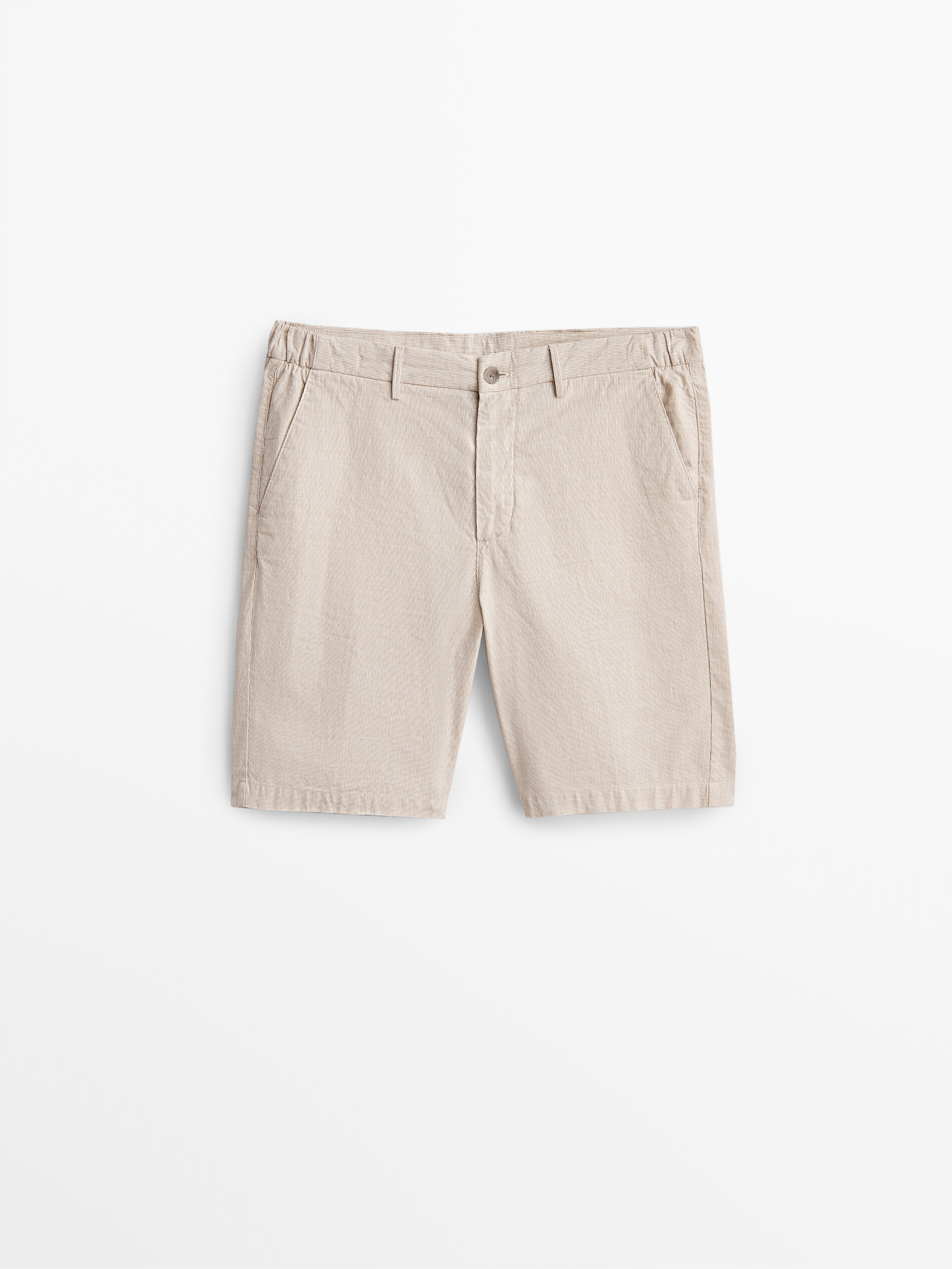 

Шорты мужские Massimo Dutti 02904064710 бежевые 46 RU, 02904064710