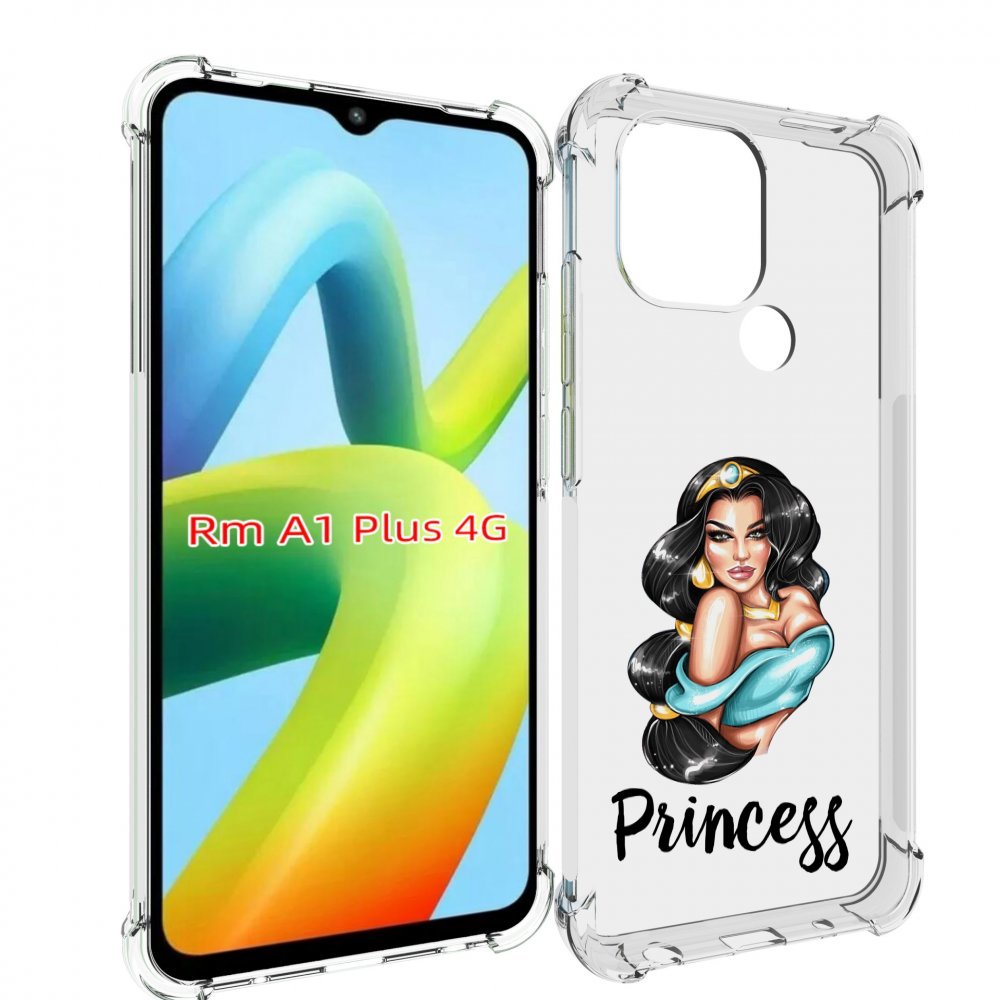 

Чехол MyPads Принцесса-Жасмин женский для Xiaomi Redmi A1 Plus +, Прозрачный, Tocco