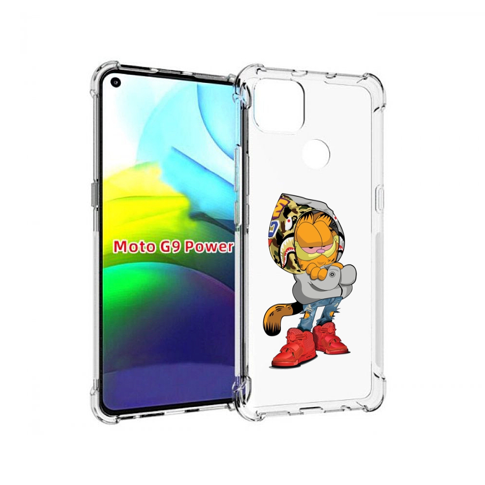 

Чехол MyPads модный-котяра детский для Motorola Moto G9 Power, Прозрачный, Tocco