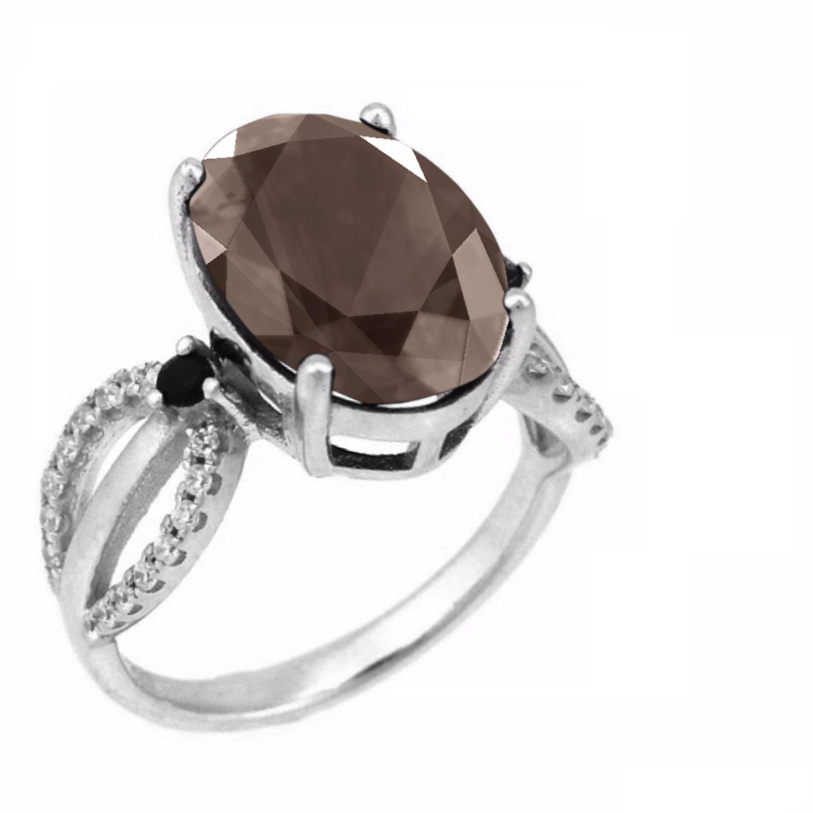 

Кольцо из серебра р.  Balex Jewellery 1405937194, раухтопаз\фианит, 1405937194