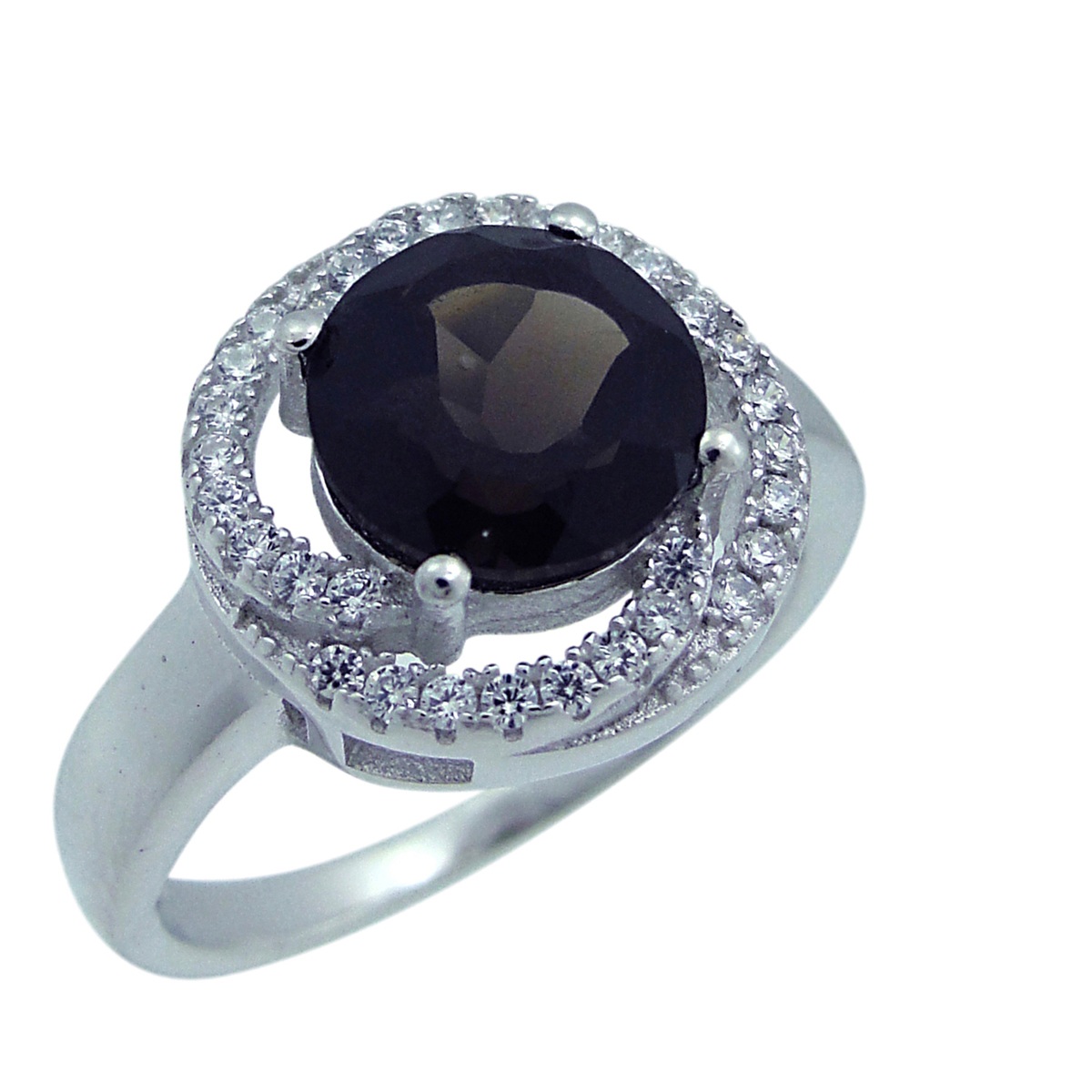 

Кольцо из серебра р.  Balex Jewellery 1405937642, раухтопаз\фианит, 1405937642