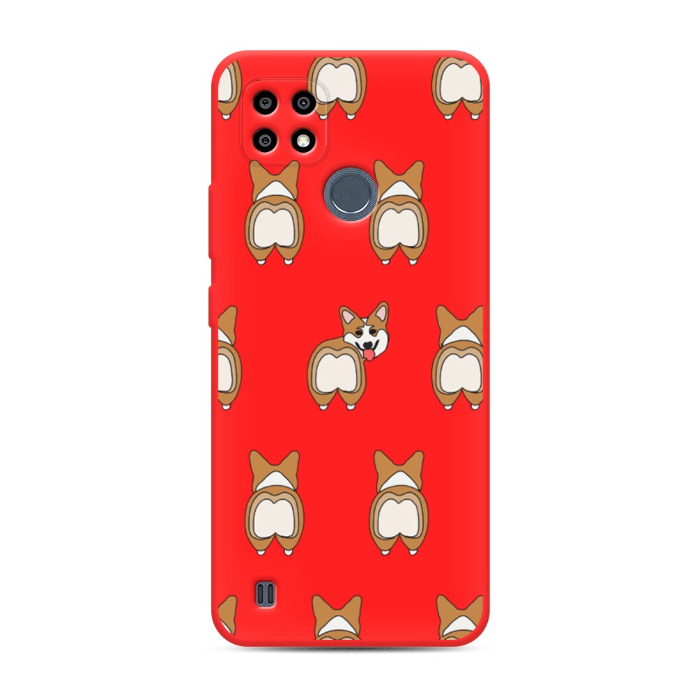 

Чехол Awog на Realme C21Y/C25Y "Милый корги фон"