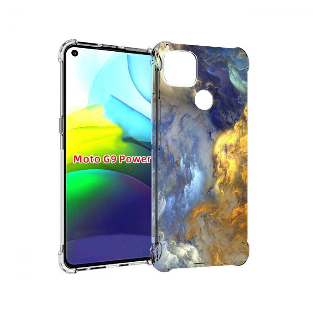 

Чехол MyPads мраморное небо для Motorola Moto G9 Power, Прозрачный, Tocco
