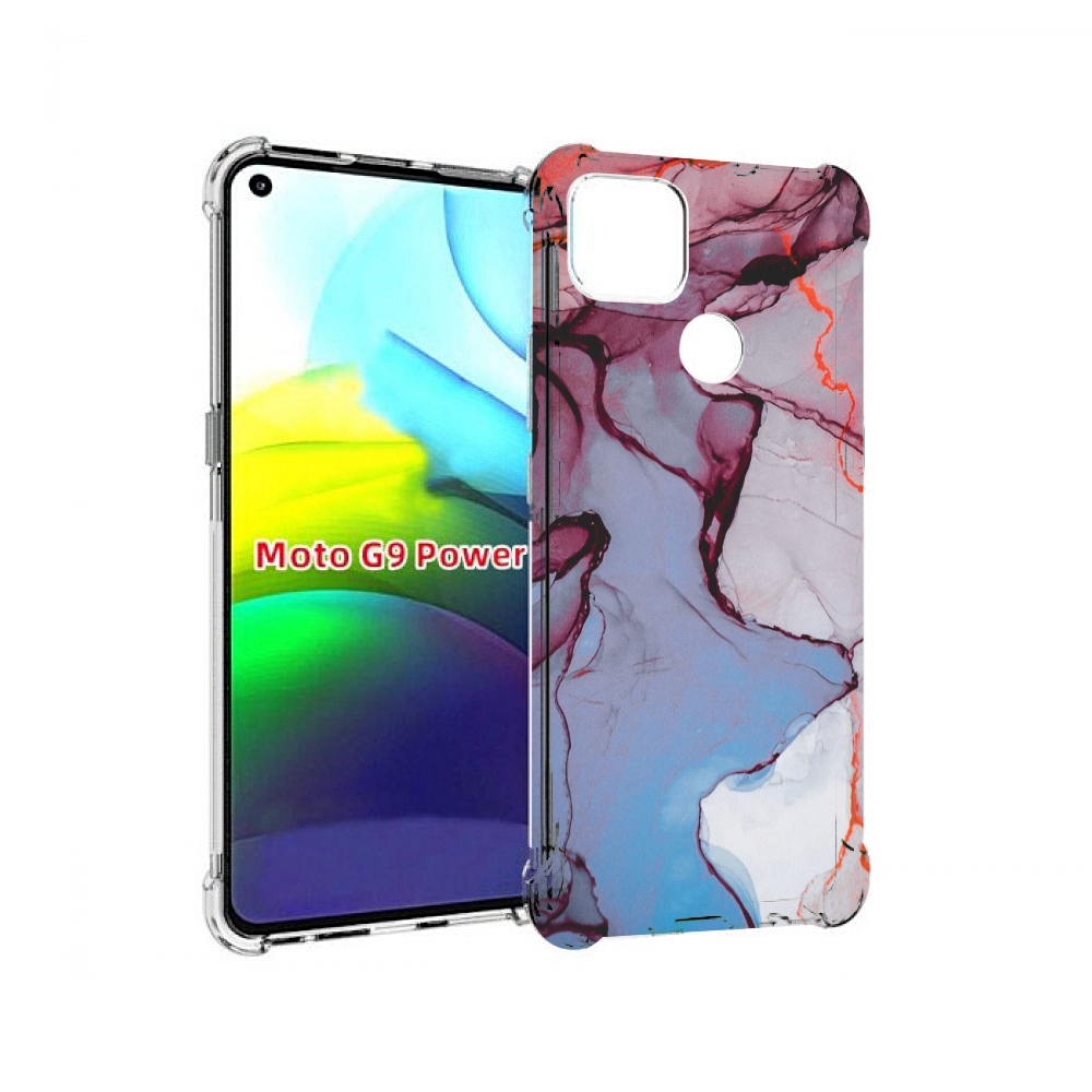 

Чехол MyPads мраморный рисунок для Motorola Moto G9 Power, Прозрачный, Tocco