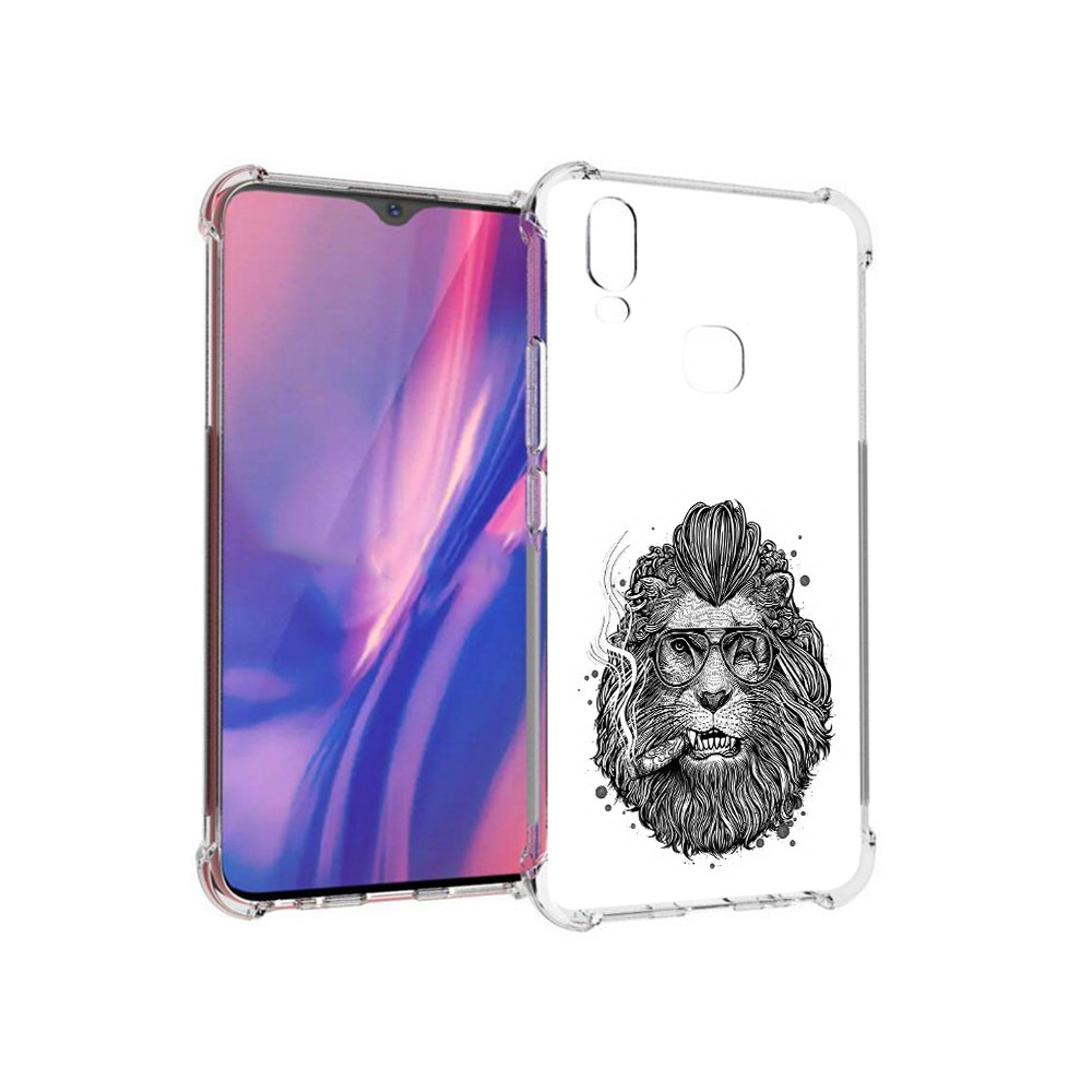 

Чехол MyPads Tocco для Vivo Y11 курящий лев (PT144890.422.432), Прозрачный, Tocco