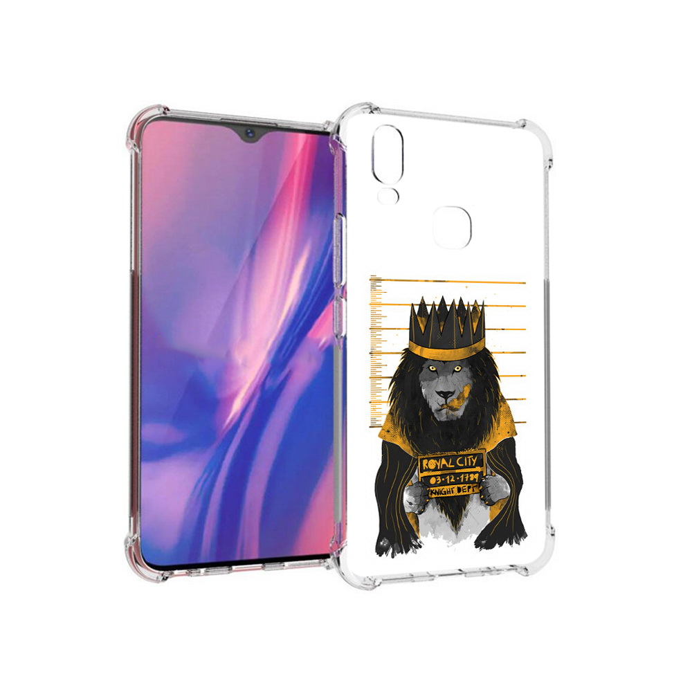 

Чехол MyPads Tocco для Vivo Y11 лев в законе (PT144890.422.435), Прозрачный, Tocco