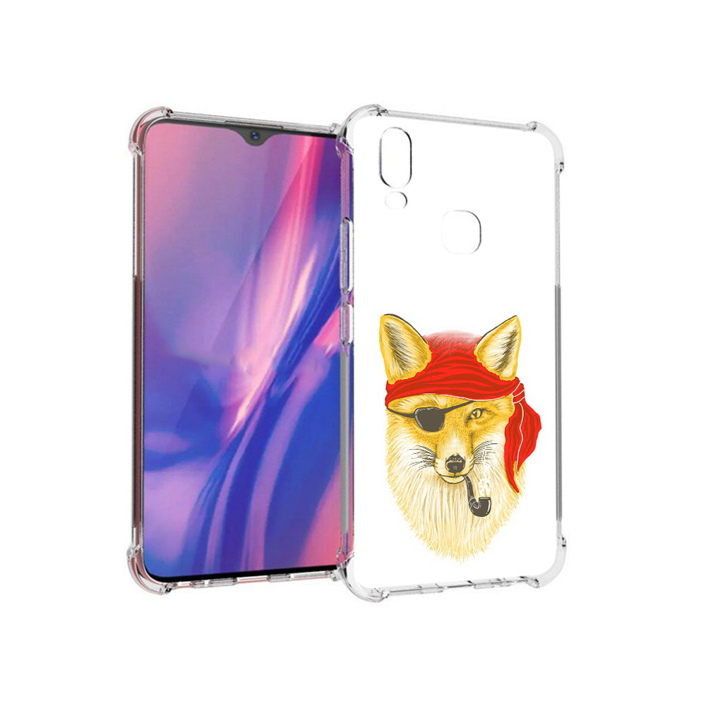 

Чехол MyPads Tocco для Vivo Y11 лиса-пират (PT144890.422.440), Прозрачный, Tocco