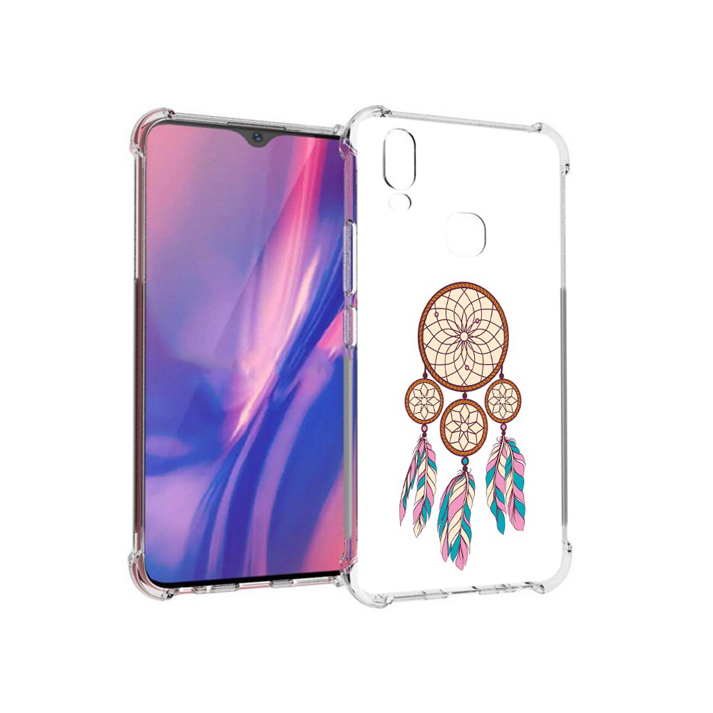 

Чехол MyPads Tocco для Vivo Y11 ловец снов бежевый (PT144890.422.442), Прозрачный, Tocco