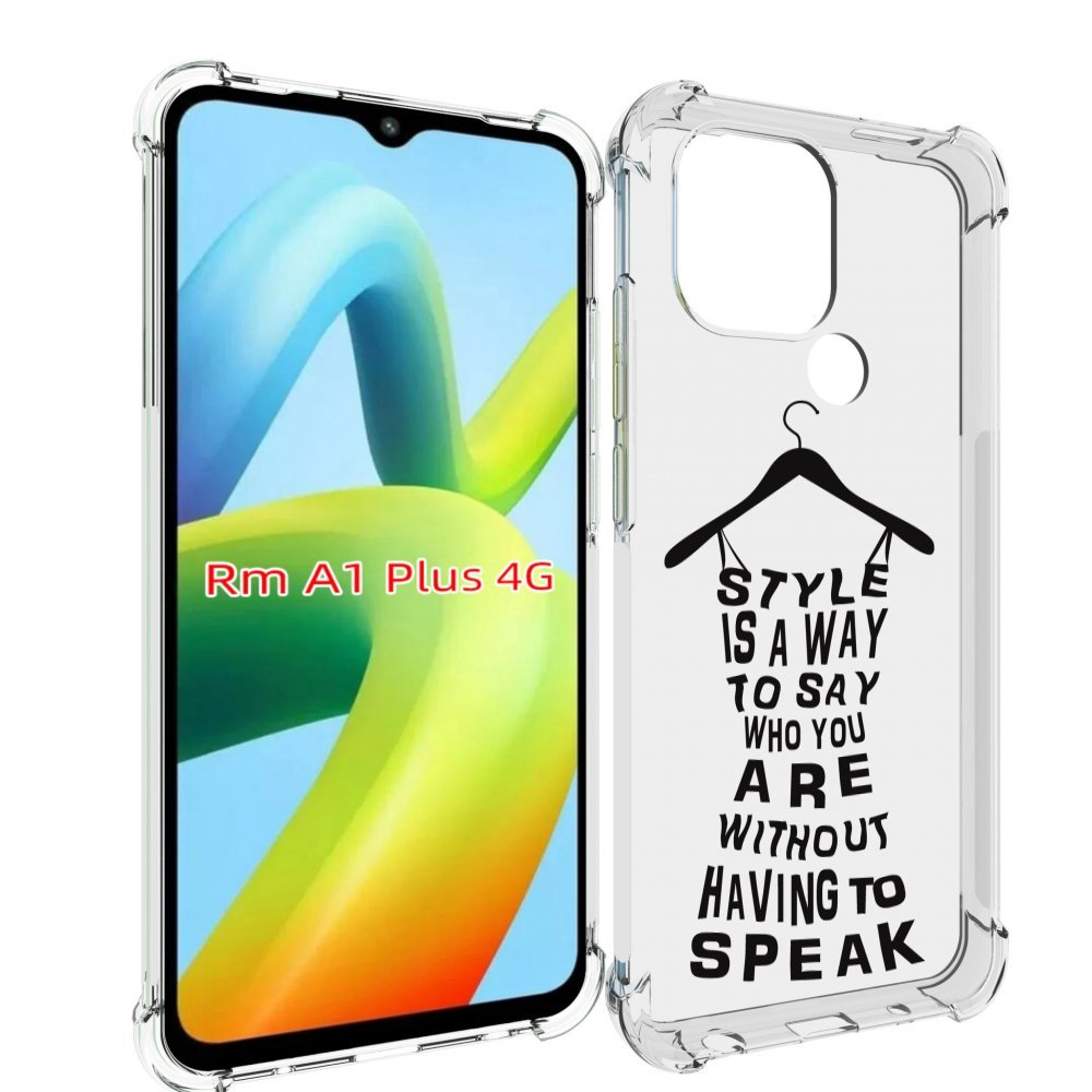 

Чехол MyPads Сарафан-из-слов для Xiaomi Redmi A1 Plus +, Прозрачный, Tocco