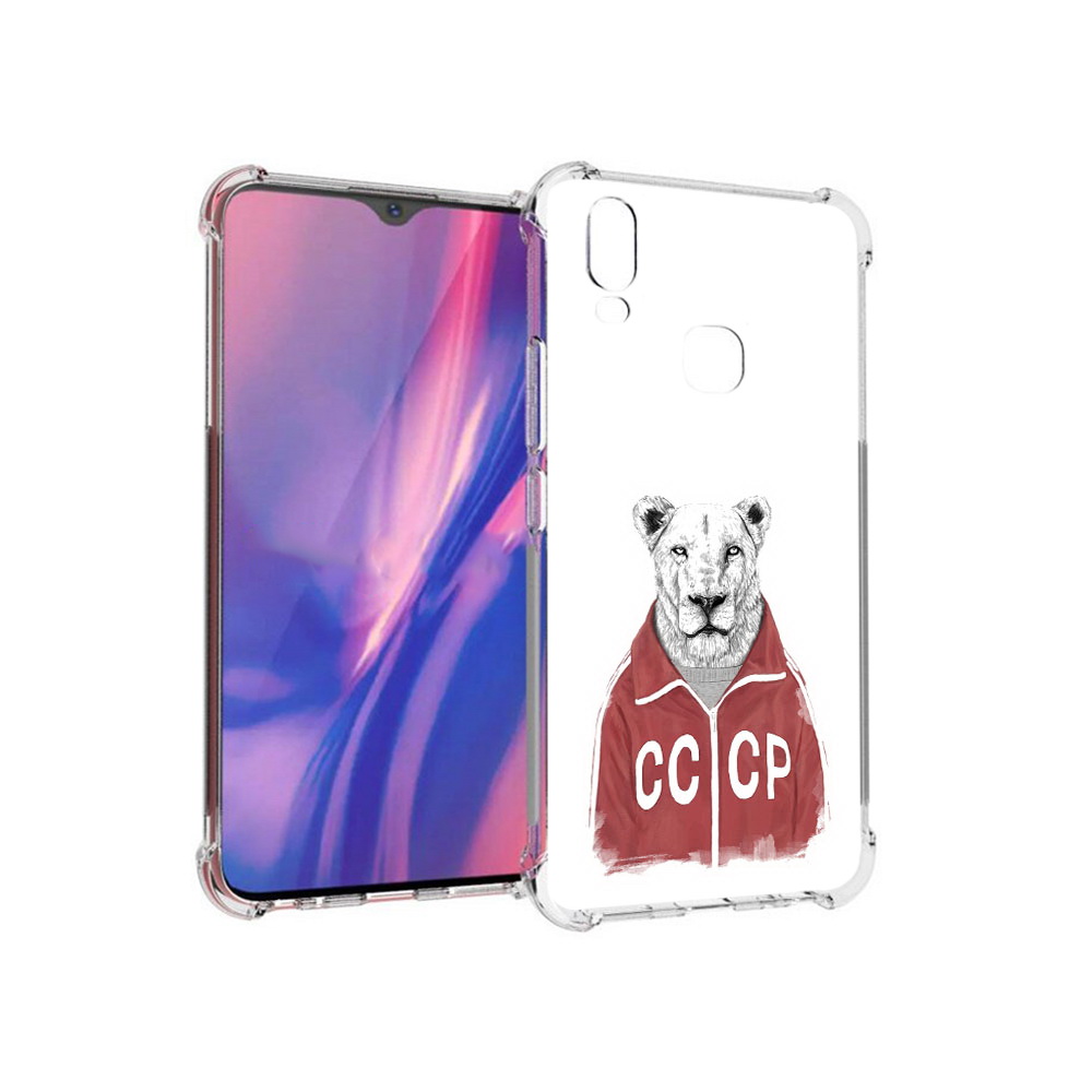 

Чехол MyPads Tocco для Vivo Y11 львица ссср (PT144890.422.450), Прозрачный, Tocco