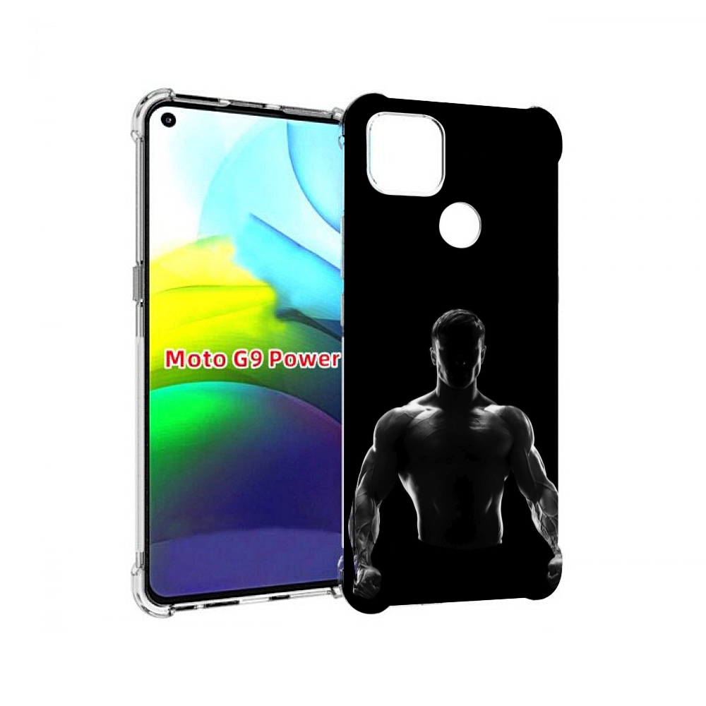 

Чехол MyPads накаченный мужчина в тени мужской для Motorola Moto G9 Power, Прозрачный, Tocco