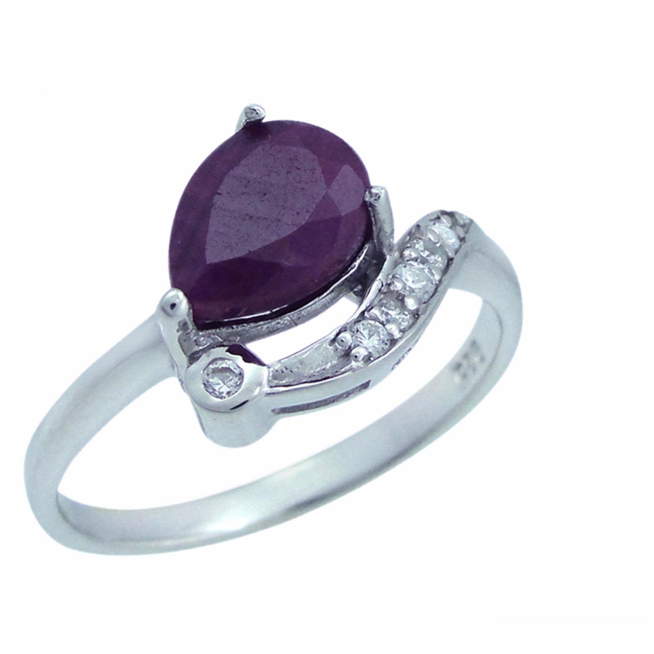 

Кольцо из серебра р. 16,5 Balex Jewellery 1405937276, рубин\фианит, 1405937276