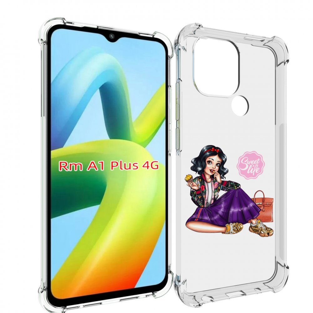 Чехол MyPads Сладкая-жизнь женский для Xiaomi Redmi A1 Plus +