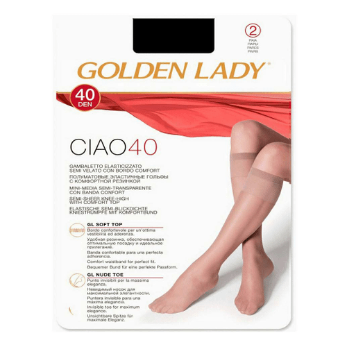 Комплект гольфов женский Golden Lady one size черный