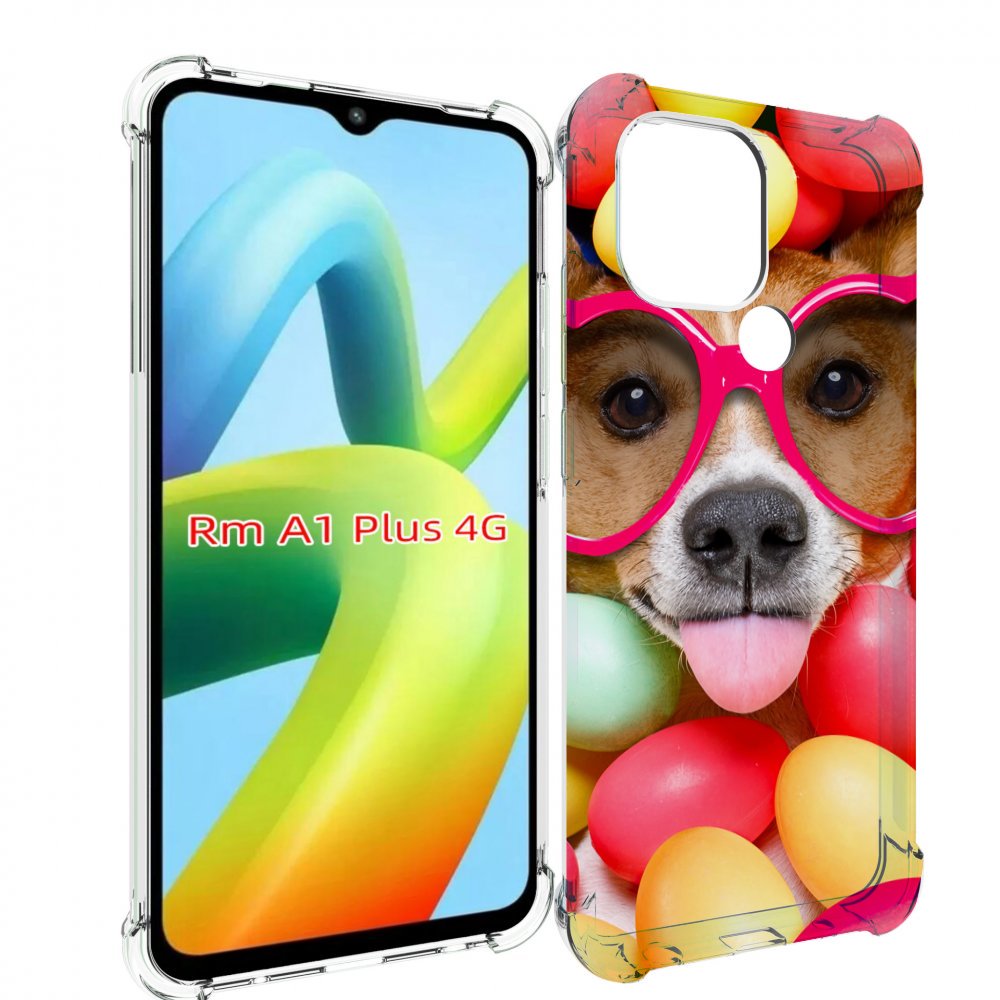 

Чехол MyPads Собака-в-яйцах для Xiaomi Redmi A1 Plus +, Прозрачный, Tocco