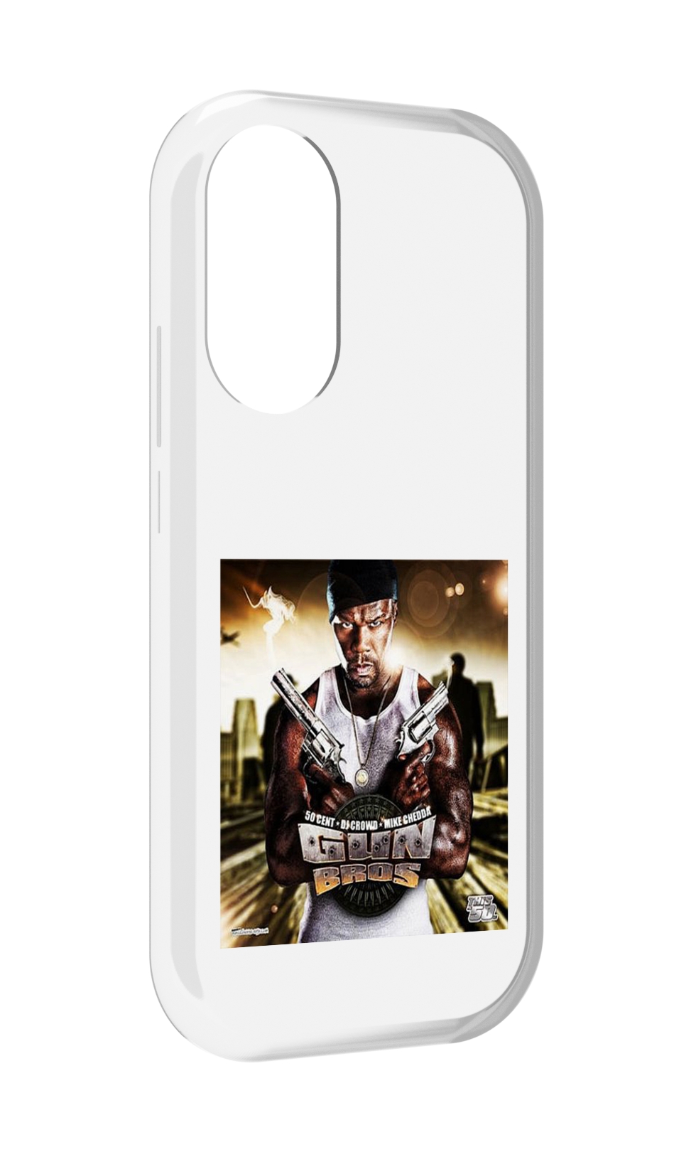 

Чехол MyPads 50 Cent - Gun Bros для Honor X7, Прозрачный, Tocco